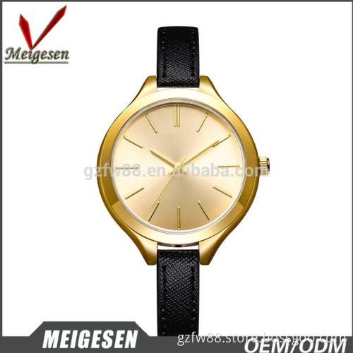 new lady dress fancy women leather band wrist watch
